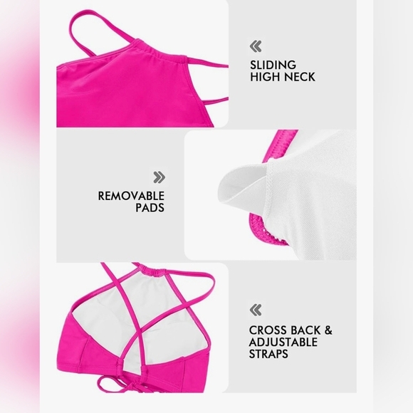 beautyin Halter High Neck Bikini #803 - Picture 6 of 10